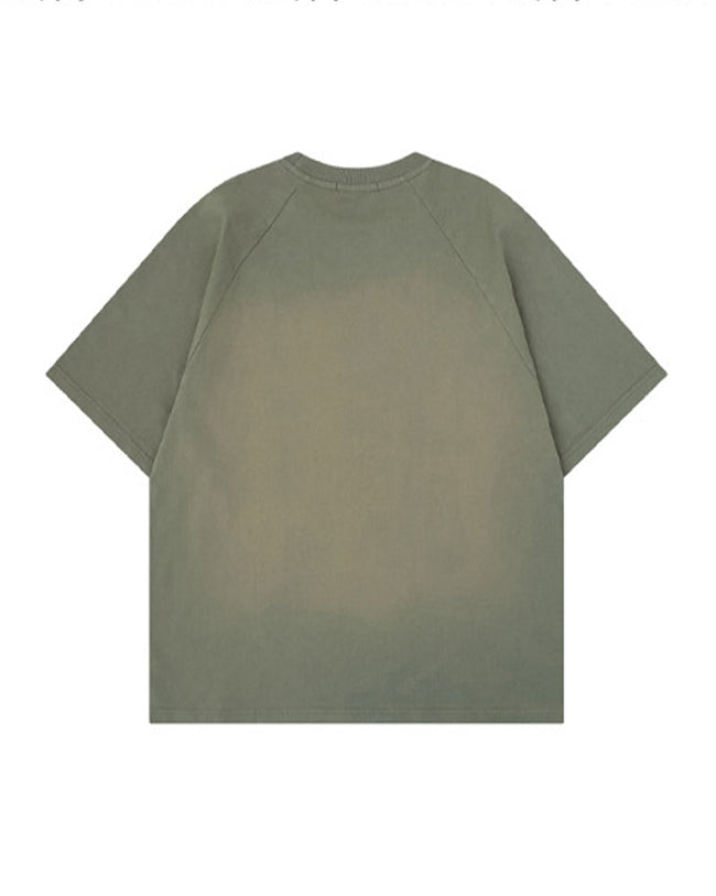 Vintage distressed crew neck short sleeve Main Image