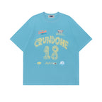 Retro print short sleeves