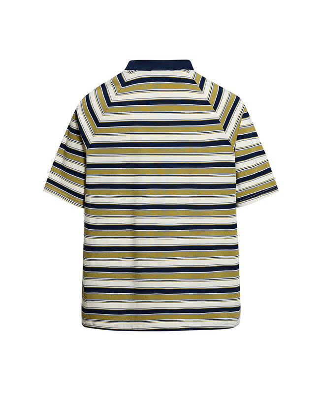 Retro striped short sleeves Main Image