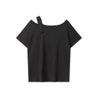 Fashion letter short sleeves
