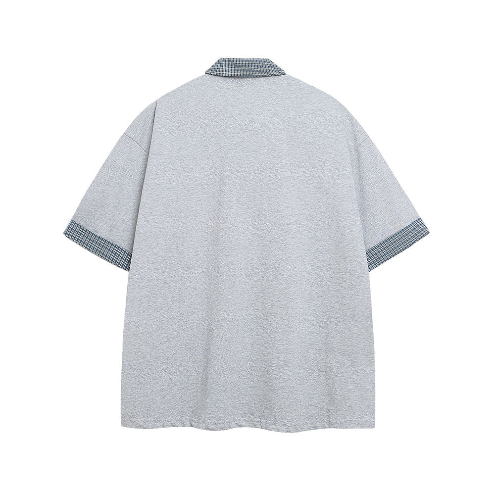Retro simple Short-sleeved shirt