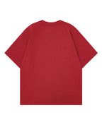 Retro letter short sleeves