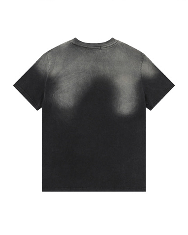 Washed Distressed Short-Sleeve T-Shirt (Women's)