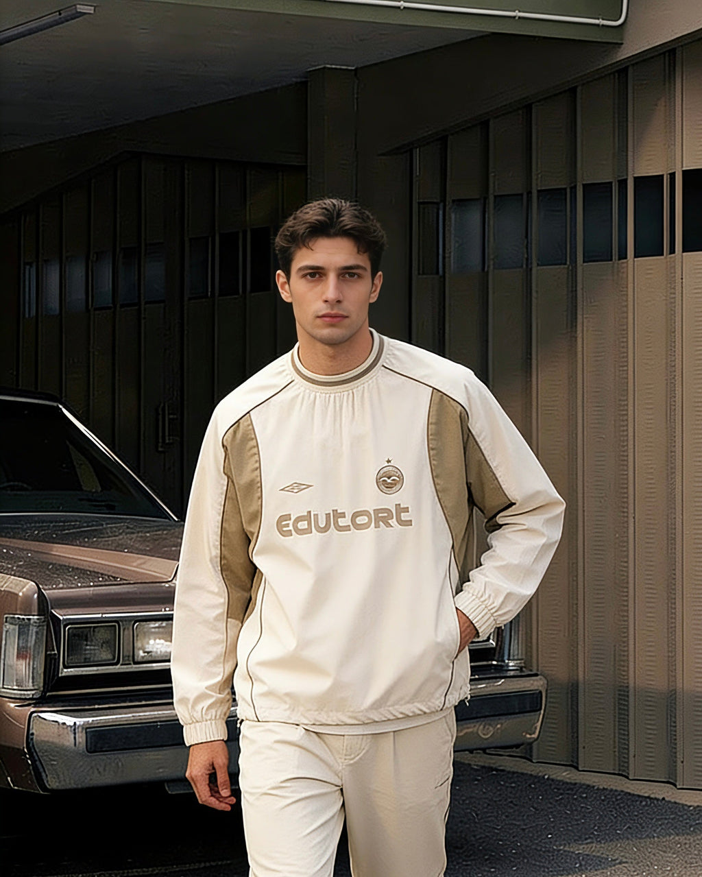 Colorblock Sports Sweatshirt