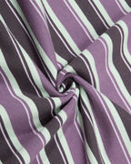 Retro striped short sleeves