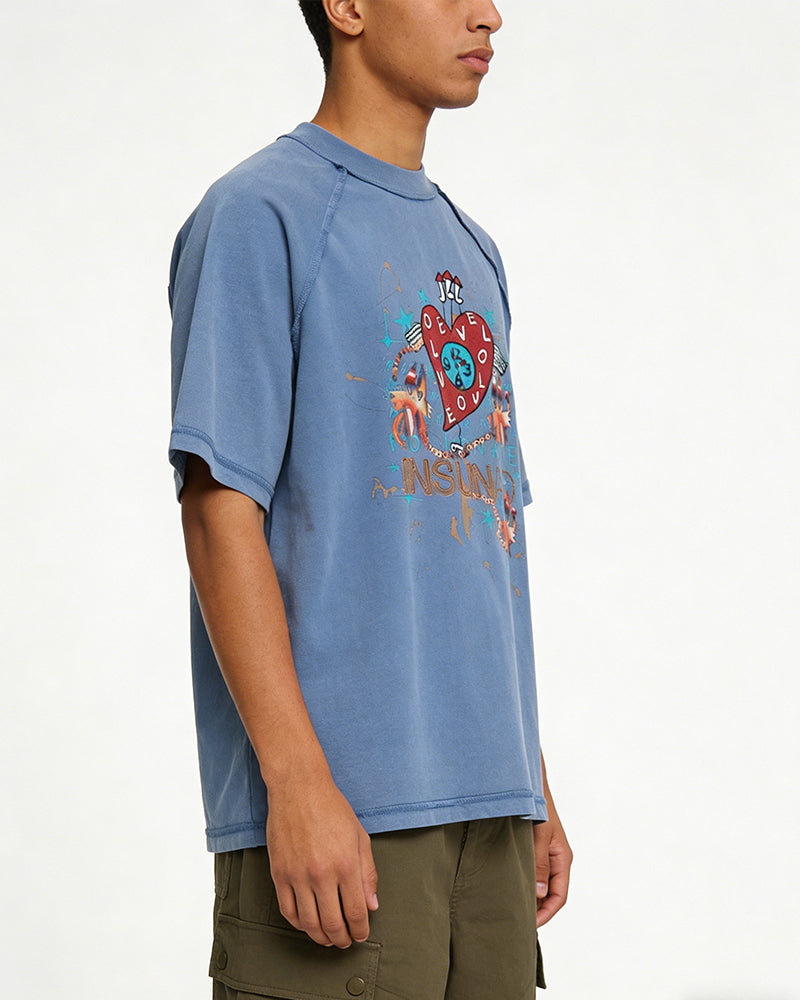 Vintage Heart Short Sleeve