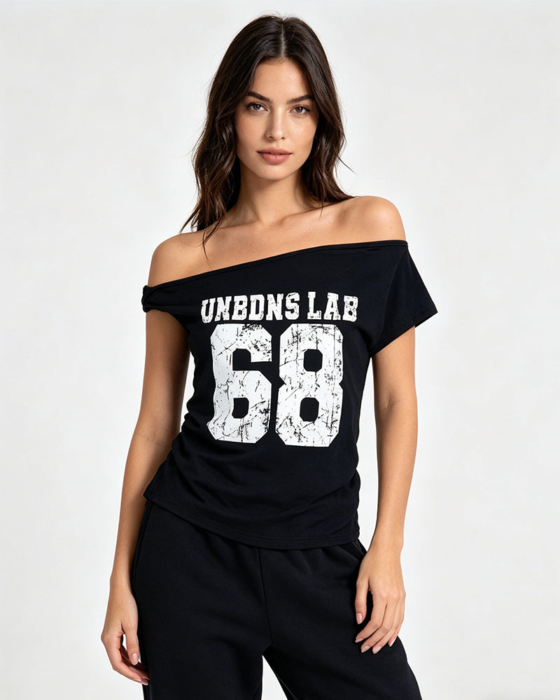 Slouchy Casual Short Sleeve Top