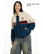 Versatile vintage embroidered lapel jacket