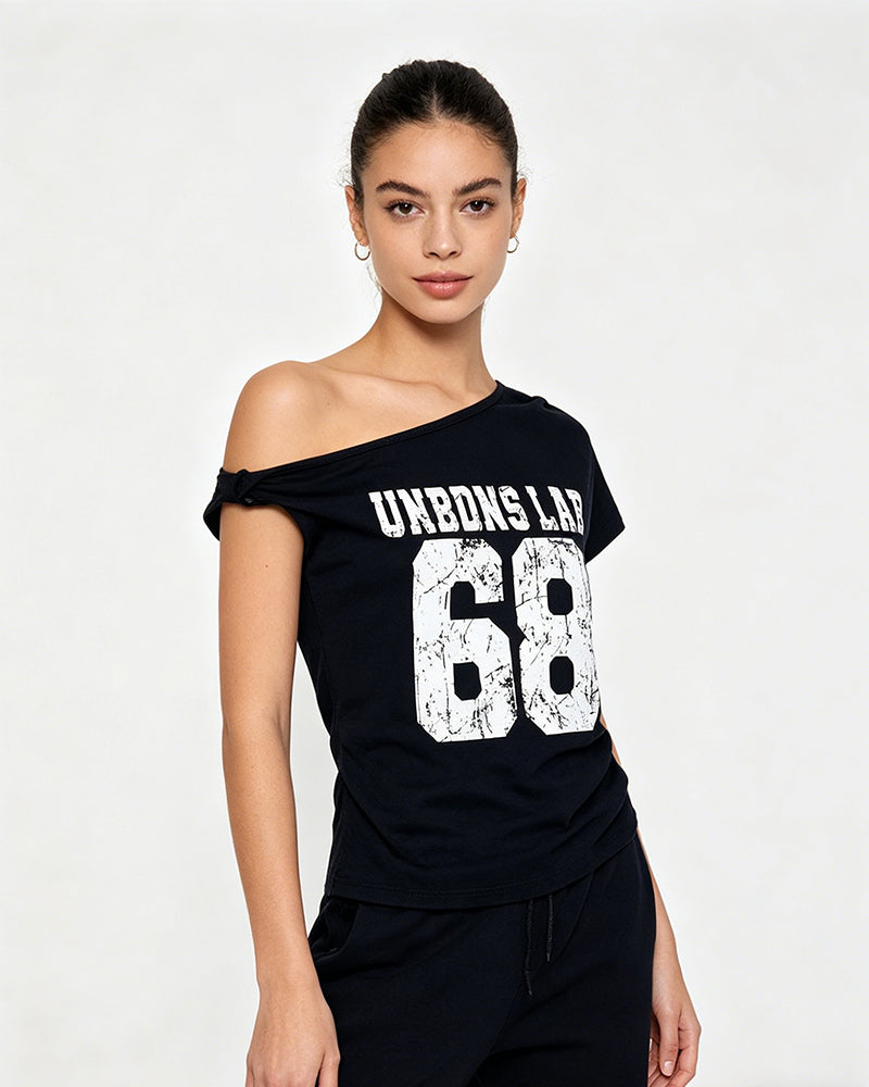 Slouchy Casual Short Sleeve Top
