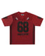 Embroidered sports short sleeves