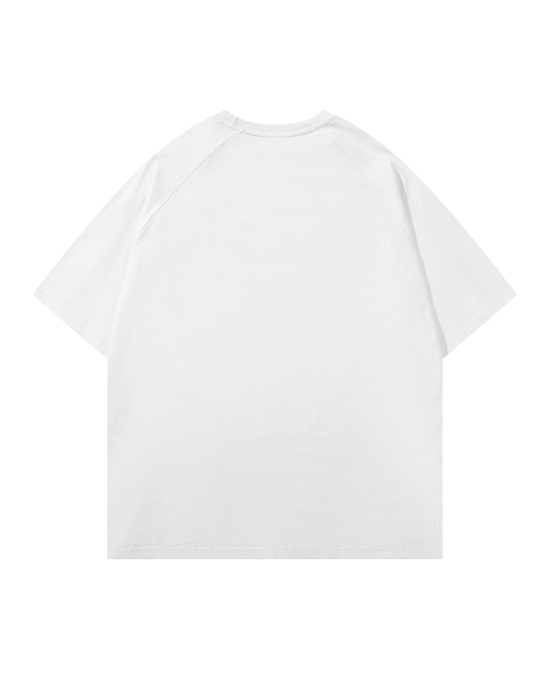 Retro crew neck short sleeves