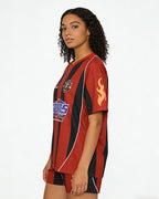 Sporty Striped Short Sleeve