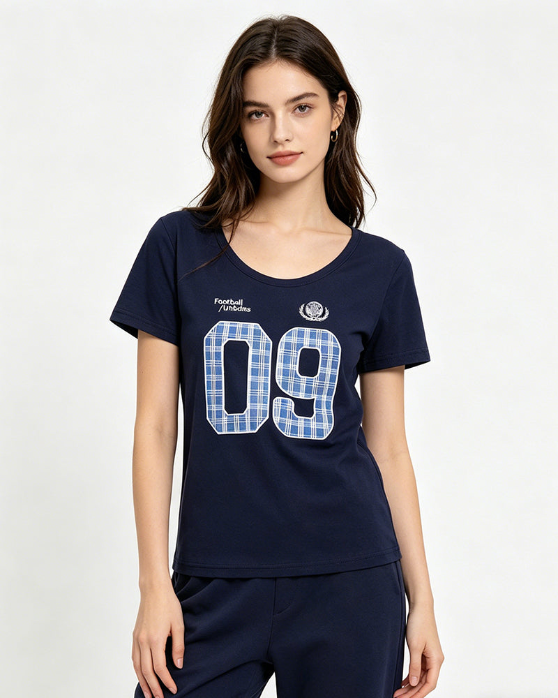 Casual loose short sleeves