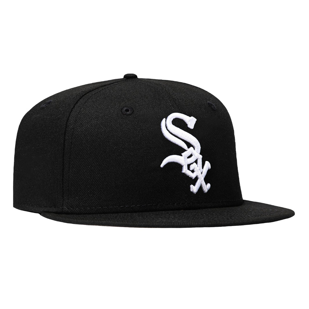 New Era 9Fifty MLB Basic Chicago White Sox Snapback Hat - Black, White