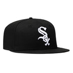 New Era 9Fifty MLB Basic Chicago White Sox Snapback Hat - Black, White