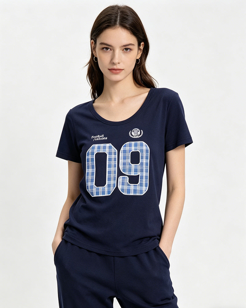 Casual loose short sleeves