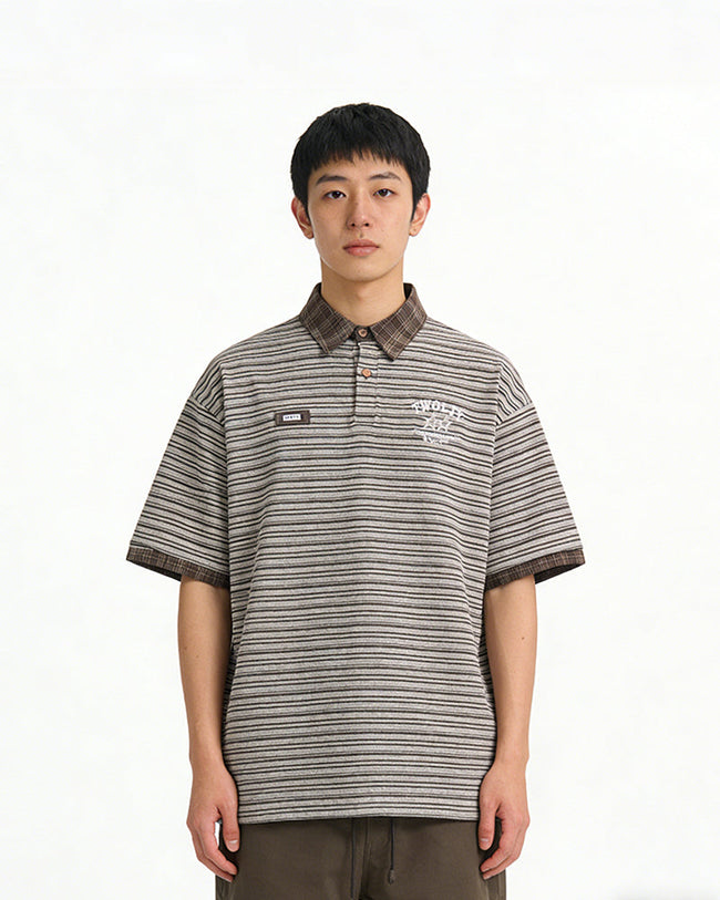 Striped short sleeves Hover Image