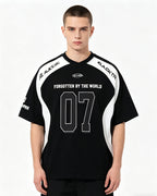 Sports style patchwork short sleeves