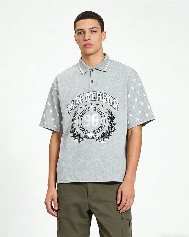 Retro casual short sleeves Hover Image