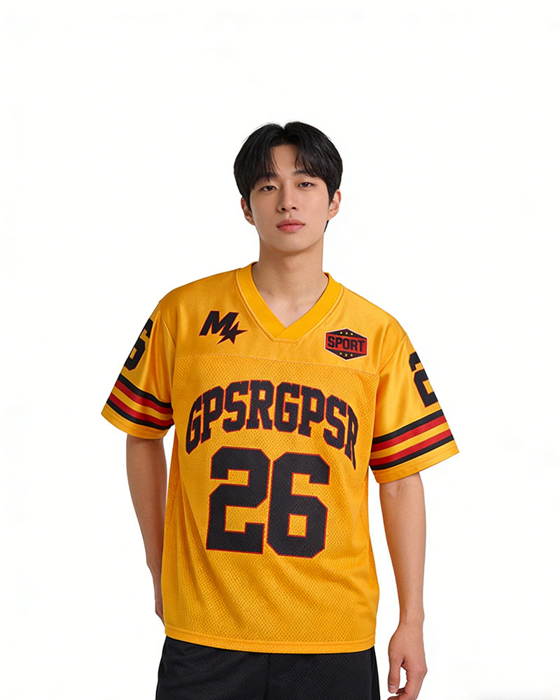 Letter print short sleeves