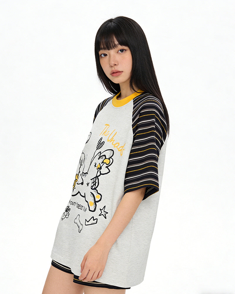 Vintage Cartoon Short Sleeve T-Shirt