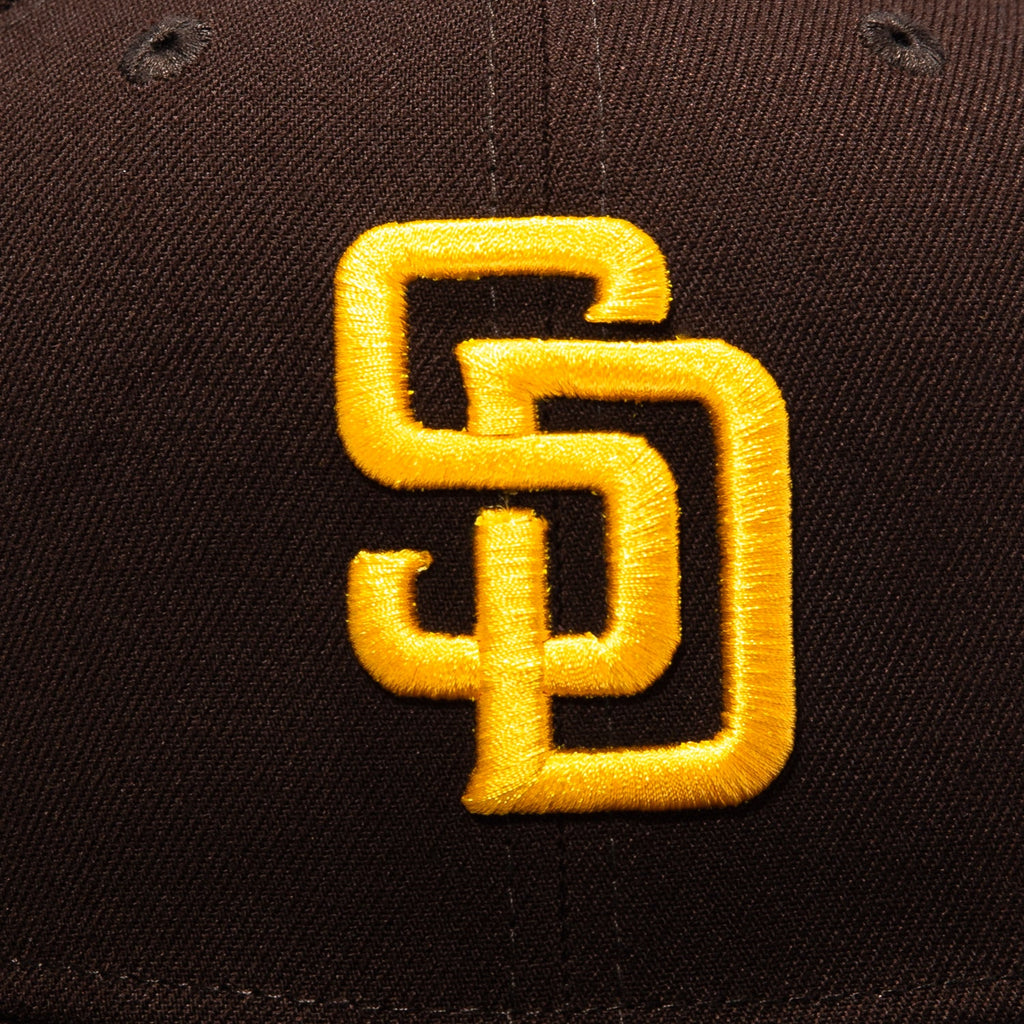 New Era 9Fifty MLB Basic San Diego Padres Snapback Game Hat - Brown