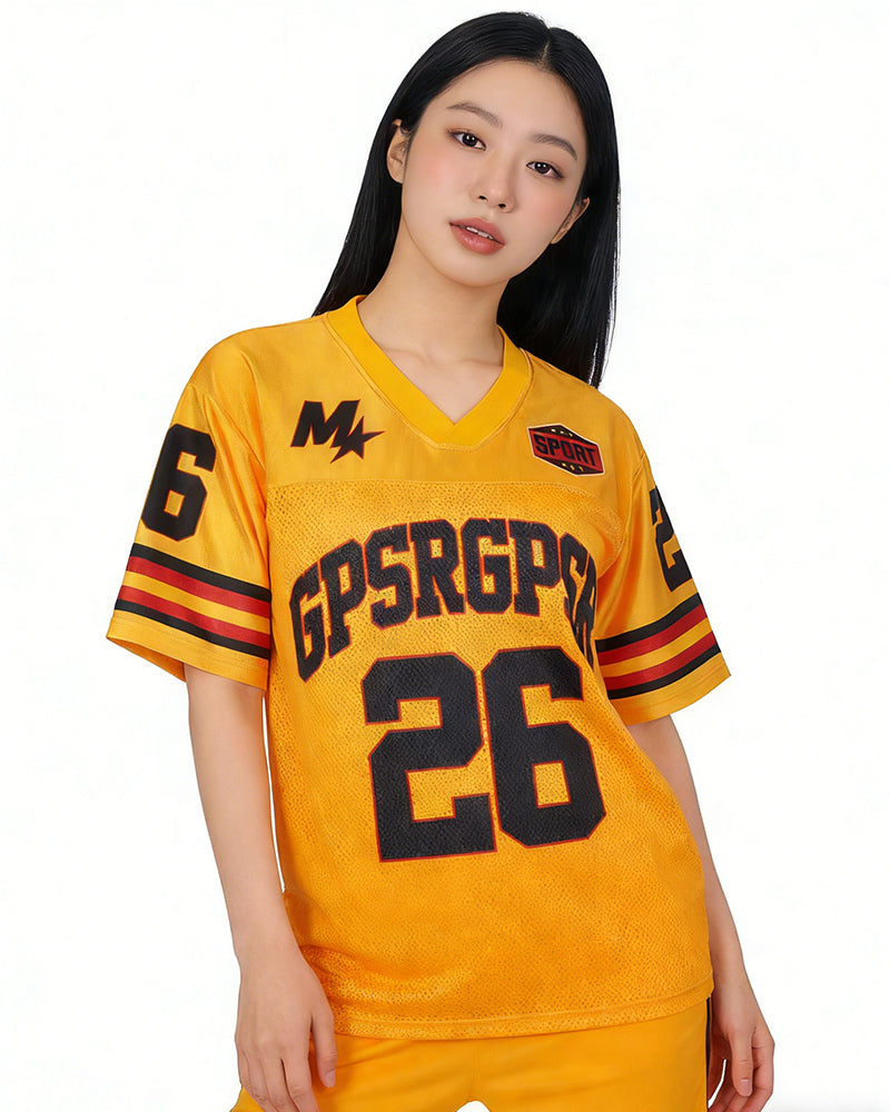 Letter print short sleeves