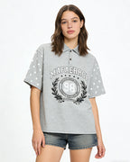 Retro casual short sleeves