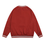 American retro letter long sleeves