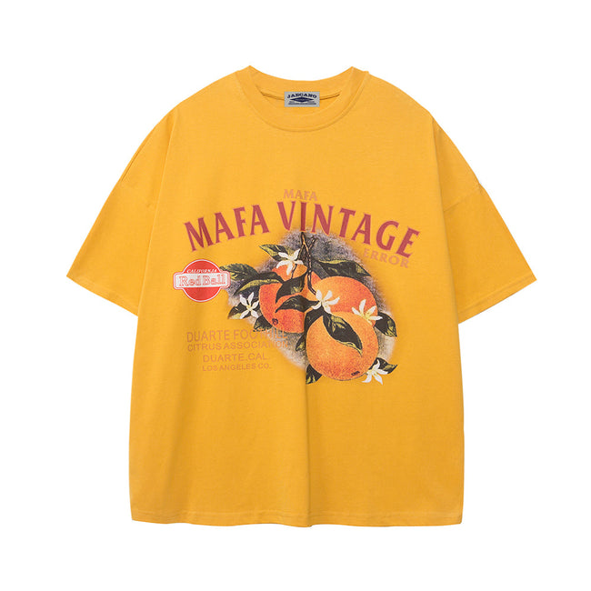 Cute printed short sleeves Hover Image