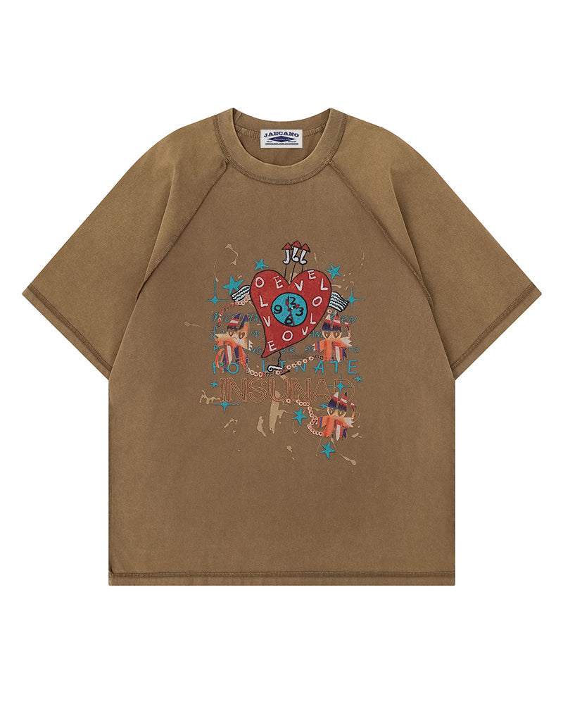 Vintage Heart Short Sleeve