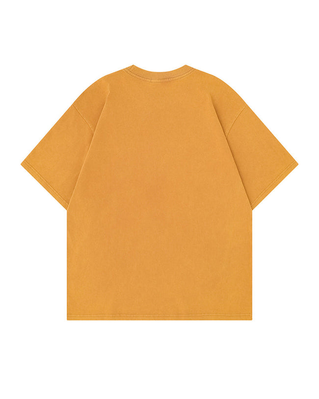 Retro distressed short-sleeved shirt Main Image