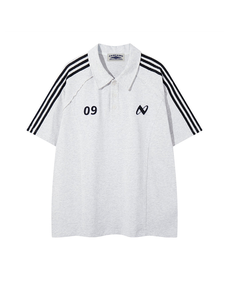 Loose lapel short-sleeved
