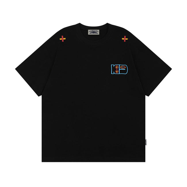 Retro loose versatile short sleeves Hover Image