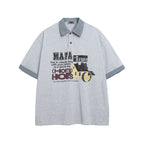 Retro simple Short-sleeved shirt