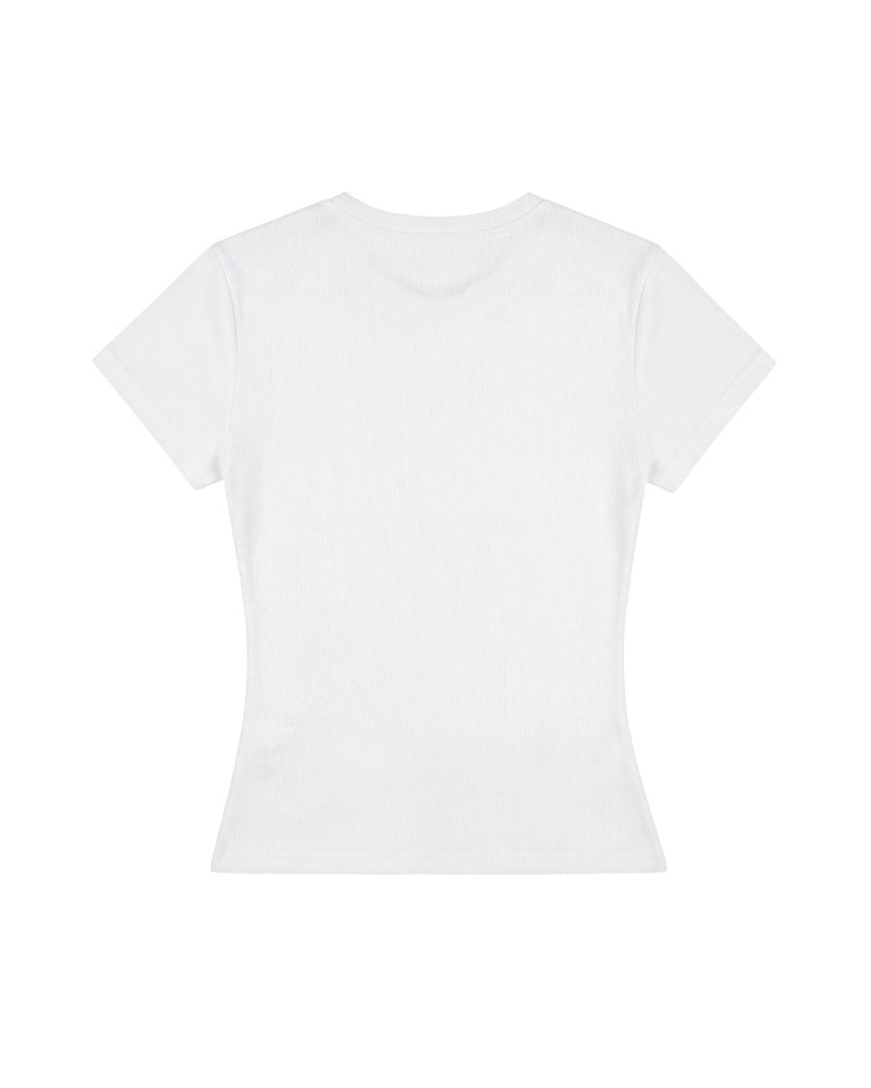 Puppy print short-sleeved T-shirt (women's)