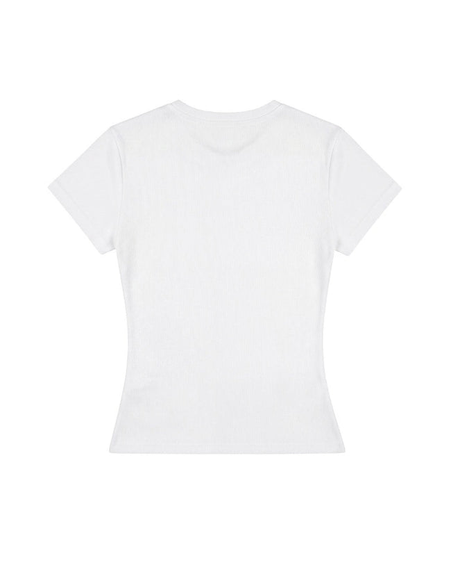 Puppy print short-sleeved T-shirt (women's) Main Image