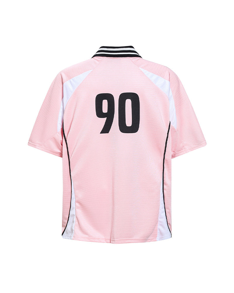Color Block Casual Short Sleeve
