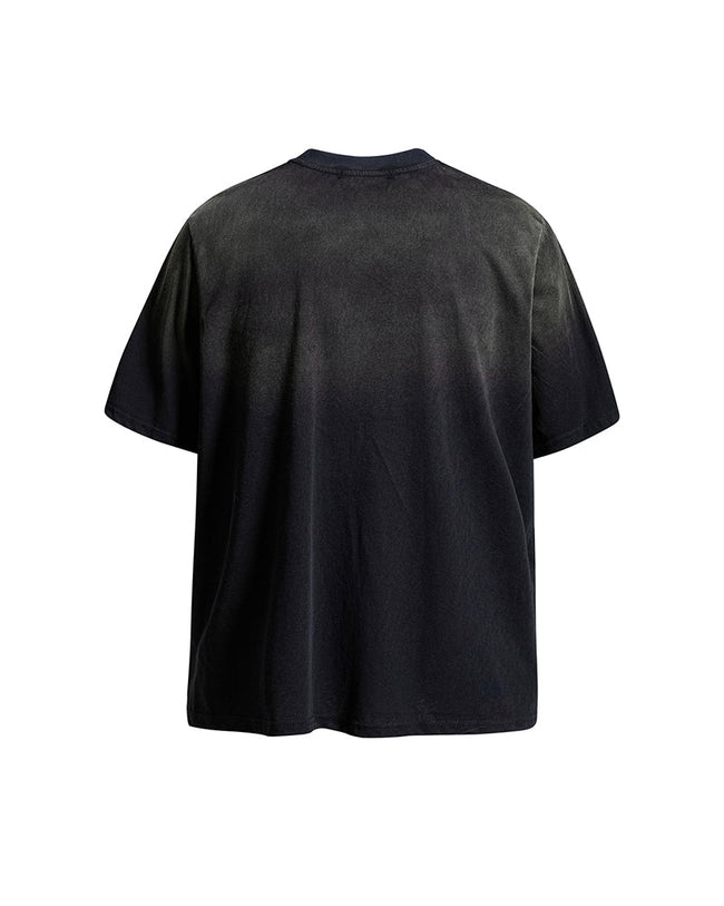 Washed gradient short-sleeved shirt Main Image