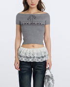 Off-the-shoulder top