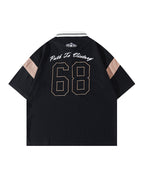 Digital Embroidered Short-Sleeve