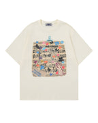 Retro casual versatile short-sleeved shirt