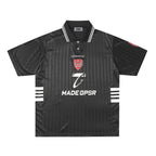 Retro contrast casual short sleeves