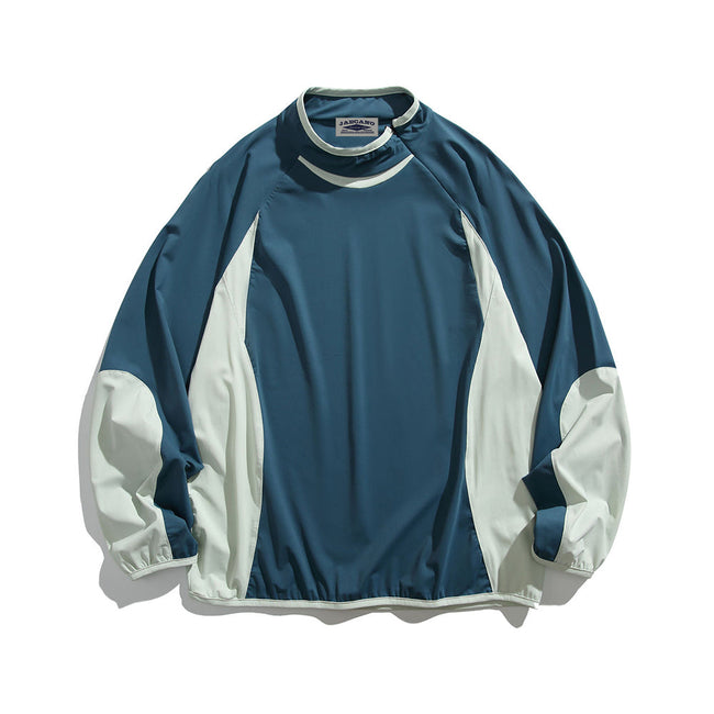 Patchwork Casual Hoodie Hover Image