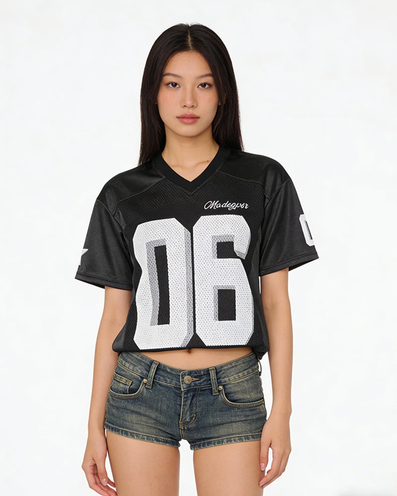 Spliced all-match short sleeves