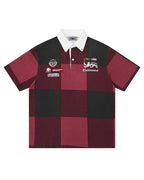 Embroidered Colorblock Short Sleeve T-Shirt