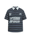 Retro striped short-sleeved shirt