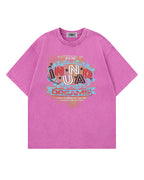 Retro casual short sleeves
