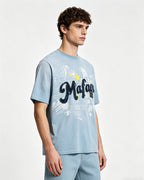 Casual Embroidered Sports Short-Sleeve