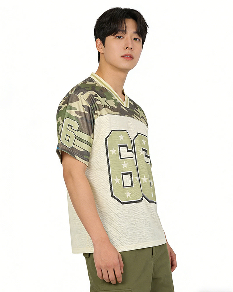 Retro sports short sleeves